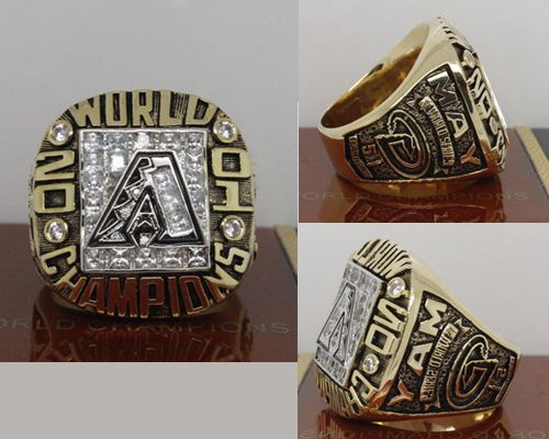 2001 MLB Championship Rings Arizona Diamondbacks World Series Ring